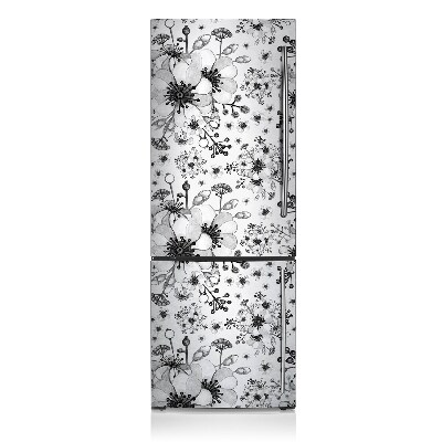 Funda magnética para refrigerador Patrón en blanco y negro