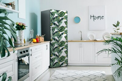 Imán decorativo para refrigerador Hojas exóticas