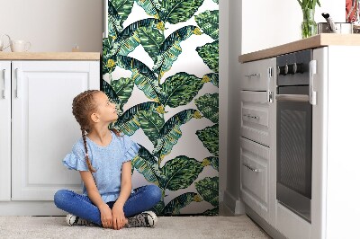 Imán decorativo para refrigerador Hojas exóticas