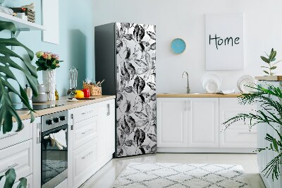 Imán decorativo para refrigerador Hojas pintadas