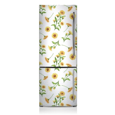 Funda magnética para refrigerador Girasoles