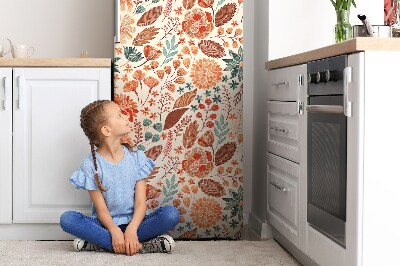 Imán decorativo para refrigerador Flores artísticas