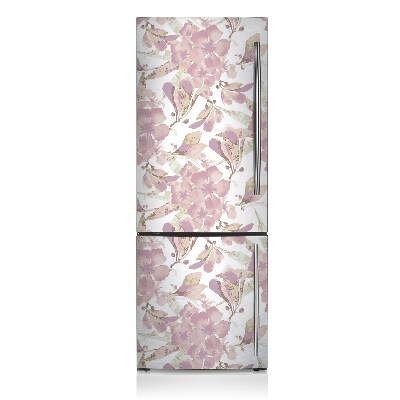 Funda magnética para refrigerador Hibisco rosa