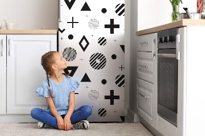 Imán decorativo para refrigerador Patrón geométrico