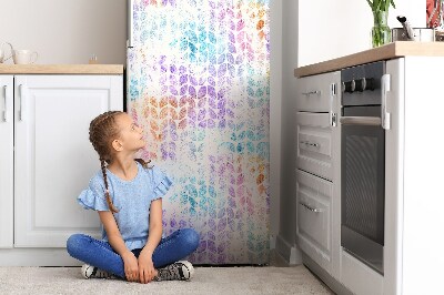 Funda magnética para refrigerador Hojas de brocado