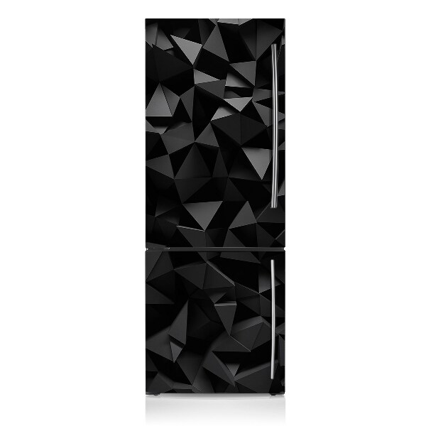 Funda magnética para refrigerador Abstracción negra