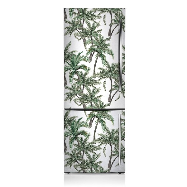 Funda magnética para refrigerador Tropics y palmeras