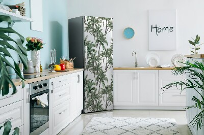 Funda magnética para refrigerador Tropics y palmeras