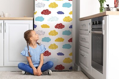 Funda magnética para refrigerador Nubes coloridas