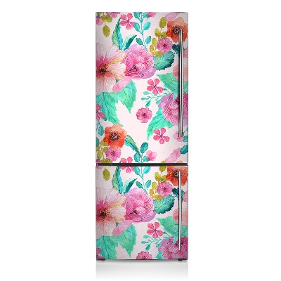 Funda magnética para refrigerador Hermosa flora