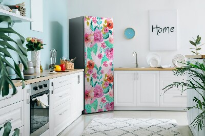 Funda magnética para refrigerador Hermosa flora