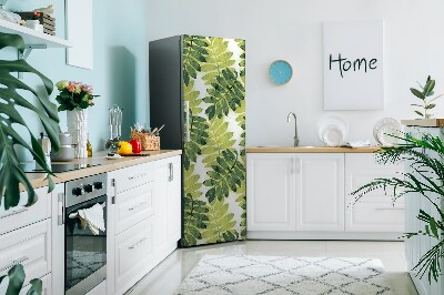 Funda magnética para refrigerador Hojas de helecho verde