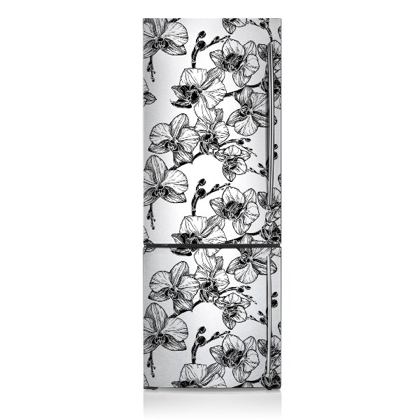 Funda magnética para refrigerador Orquídeas