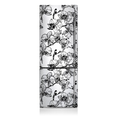 Funda magnética para refrigerador Orquídeas