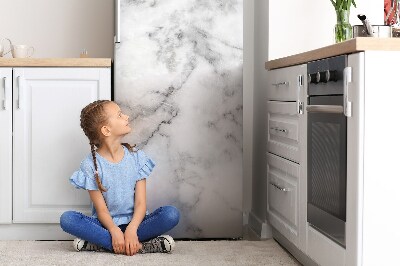 Cubierta magnética para refrigerador Mármol blanco