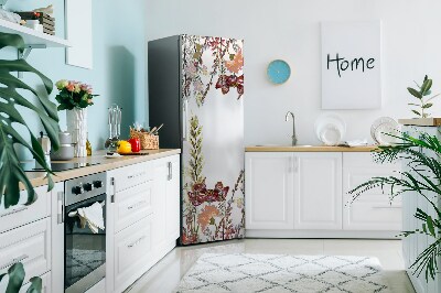 Funda magnética para refrigerador Campo lleno de flores