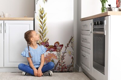 Funda magnética para refrigerador Campo lleno de flores