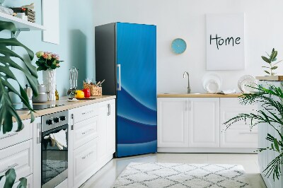 Funda magnética para refrigerador Azul abstracto
