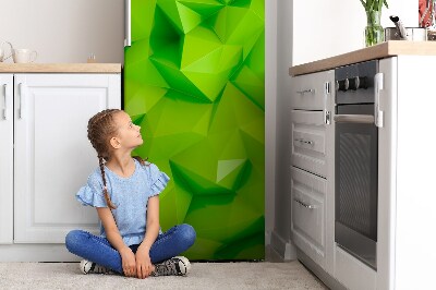 Funda magnética para refrigerador Verde abstracto