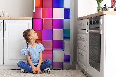 Funda magnética para refrigerador Abstractamente colorido