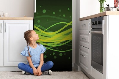 Funda magnética para refrigerador Rayas verdes