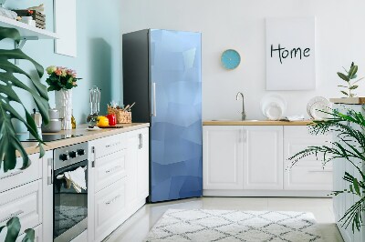 Funda magnética para refrigerador Azul abstracto