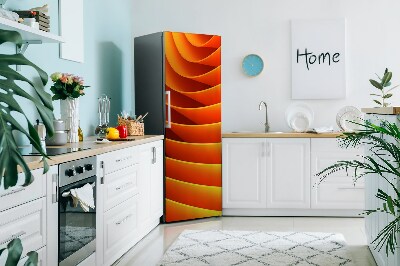 Funda magnética para refrigerador Olas de naranja