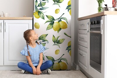 Funda magnética para refrigerador Limones amarillos
