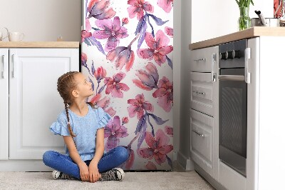 Funda magnética para refrigerador Flores pastel