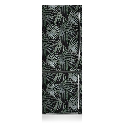 Funda magnética para refrigerador Monstera oscura