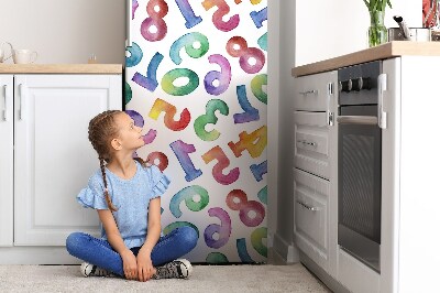 Funda magnética para refrigerador Letras coloridas