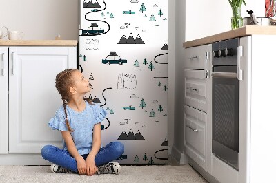 Imán decorativo para refrigerador Motivo de viaje