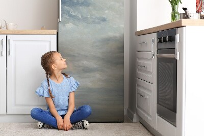 Imán decorativo para refrigerador Nubes azules