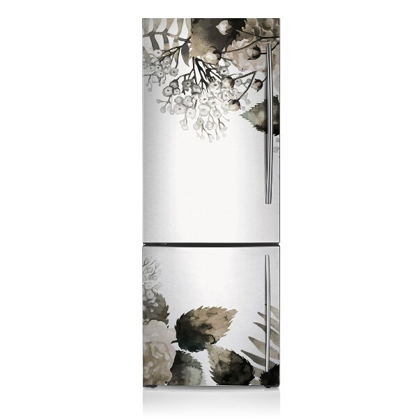 Imán decorativo para refrigerador Flores de hortensia