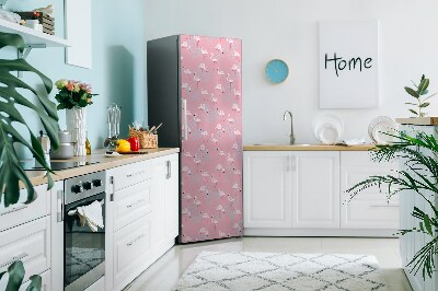 Imán decorativo para refrigerador Flamencos