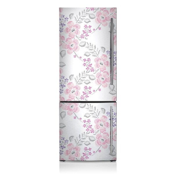 Imán decorativo para refrigerador Patrón floral