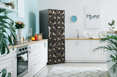 Imán decorativo para refrigerador Bosque de animales