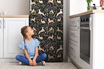 Imán decorativo para refrigerador Bosque de animales