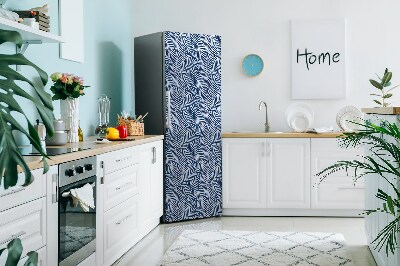 Imán decorativo para refrigerador Hojas geométricas