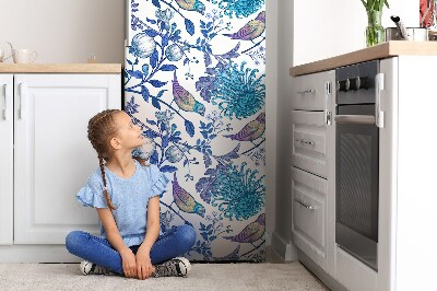 Imán decorativo para refrigerador Pájaros de primavera