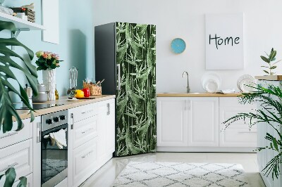 Imán decorativo para refrigerador Hojas oscuras