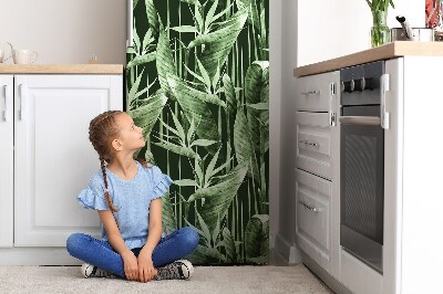 Imán decorativo para refrigerador Hojas oscuras