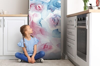 Cubierta magnética para refrigerador Flores pastel
