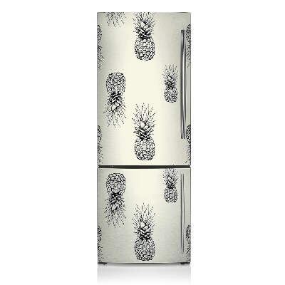 Cubierta magnética para refrigerador Patrón de piña