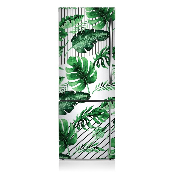 Funda magnética para refrigerador Puntos y hojas