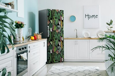 Funda magnética para refrigerador Hojas tropicales