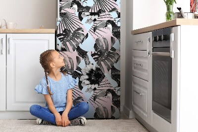 Funda magnética para refrigerador Mosaico tropical