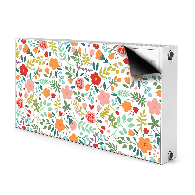 Cubierta decorativa del radiador Imagen con flores