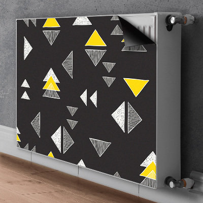 Cubierta magnética para el radiador Triángulos dibujados