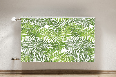 Cubierta decorativa del radiador Hojas de palma
